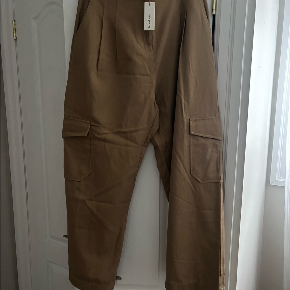 Heartloom Tan Wide Leg Pants